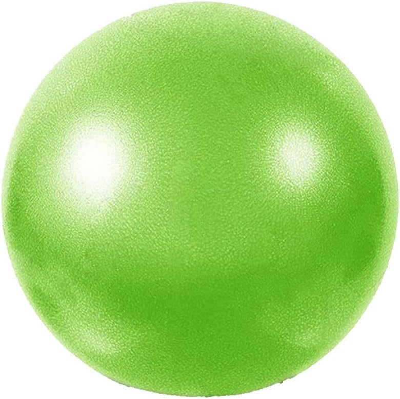 MOMPLUS 9 Inch Exercise Pilates Mini Yoga Balls Barre for Home Stability Squishy Training Physical Therapy Improves Balance with Inflatable Straw - Image 1